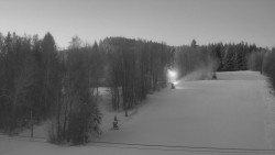 Dojezd hlavní sjezdovky