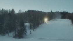 Dojezd hlavní sjezdovky