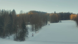 Dojezd hlavní sjezdovky