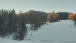 Dojezd hlavní sjezdovky