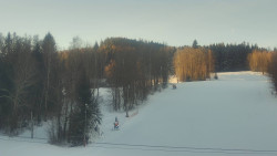 Dojezd hlavní sjezdovky