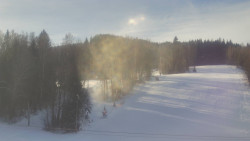 Dojezd hlavní sjezdovky