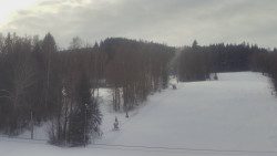 Dojezd hlavní sjezdovky