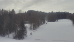 Dojezd hlavní sjezdovky