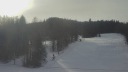 Dojezd hlavní sjezdovky