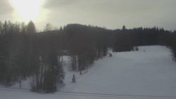 Dojezd hlavní sjezdovky