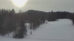 Dojezd hlavní sjezdovky