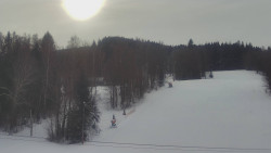 Dojezd hlavní sjezdovky