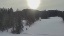 Dojezd hlavní sjezdovky