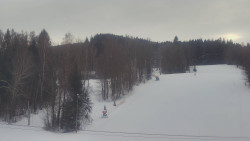 Dojezd hlavní sjezdovky