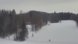 Dojezd hlavní sjezdovky