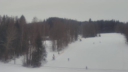 Dojezd hlavní sjezdovky