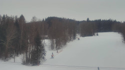 Dojezd hlavní sjezdovky