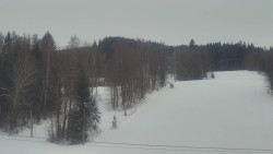 Dojezd hlavní sjezdovky