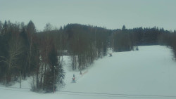 Dojezd hlavní sjezdovky