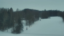 Dojezd hlavní sjezdovky