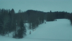 Dojezd hlavní sjezdovky