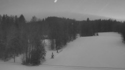 Dojezd hlavní sjezdovky