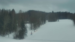 Dojezd hlavní sjezdovky