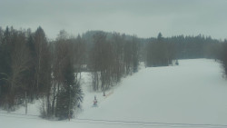 Dojezd hlavní sjezdovky