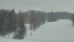 Dojezd hlavní sjezdovky