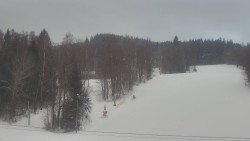 Dojezd hlavní sjezdovky