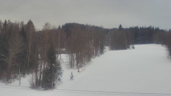 Dojezd hlavní sjezdovky