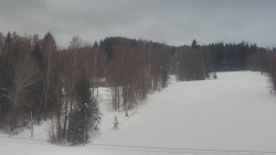 Dojezd hlavní sjezdovky