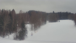 Dojezd hlavní sjezdovky