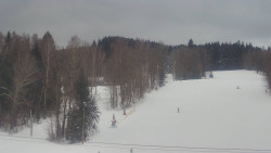 Dojezd hlavní sjezdovky