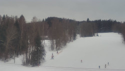 Dojezd hlavní sjezdovky