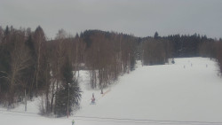 Dojezd hlavní sjezdovky