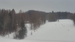 Dojezd hlavní sjezdovky