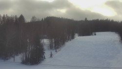 Dojezd hlavní sjezdovky