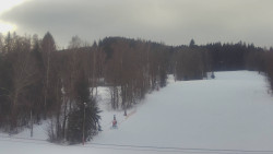 Dojezd hlavní sjezdovky