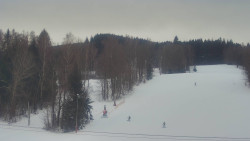 Dojezd hlavní sjezdovky