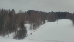 Dojezd hlavní sjezdovky