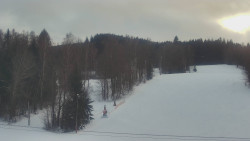 Dojezd hlavní sjezdovky