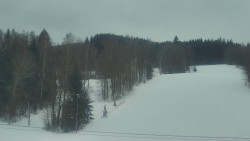 Dojezd hlavní sjezdovky