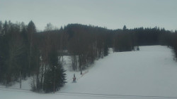 Dojezd hlavní sjezdovky