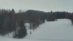 Dojezd hlavní sjezdovky