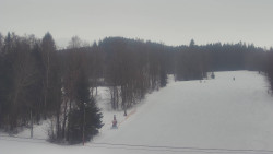 Dojezd hlavní sjezdovky