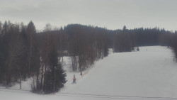 Dojezd hlavní sjezdovky