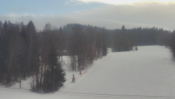 Dojezd hlavní sjezdovky