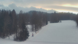 Dojezd hlavní sjezdovky