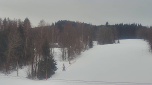 SKICENTRUM Miroslav Lipová Lázně - Dojezd hlavní sjezdovky - 15.1.2026 v 08:05 SKICENTRUM Miroslav Lipová Lázně - Dojezd hlavní sjezdovky - 15.1.2026 v 08:05
