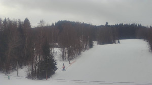 SKICENTRUM Miroslav Lipová Lázně - Dojezd hlavní sjezdovky - 15.1.2026 v 08:50 SKICENTRUM Miroslav Lipová Lázně - Dojezd hlavní sjezdovky - 15.1.2026 v 08:50