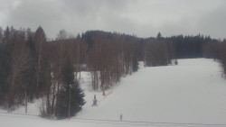 Dojezd hlavní sjezdovky