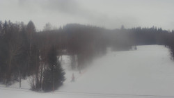 Dojezd hlavní sjezdovky