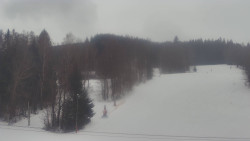 Dojezd hlavní sjezdovky